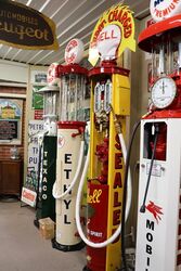 A Stunning 1930s ShellMex Restored Manual Petrol Pump