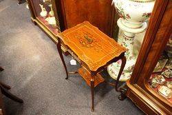 A Stunning And Rare Late 19th Century Satinwood Occasional Table