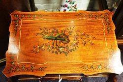 A Stunning And Rare Late 19th Century Satinwood Occasional Table