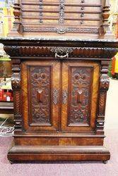 A Stunning Antique Walnut Dental Cabinet 