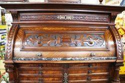 A Stunning Antique Walnut Dental Cabinet 
