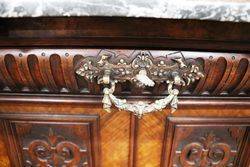 A Stunning Antique Walnut Dental Cabinet 