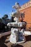 A Stunning Classical Marble Fountain and Pond Surround