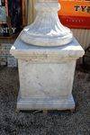 A Stunning Pair of Large Classical Marble Urns on Stands