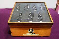 A Vintage JAKAR Drawing Instrument Dispensing Cabinet 