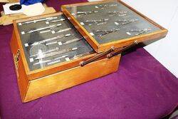 A Vintage JAKAR Drawing Instrument Dispensing Cabinet 