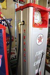 A Well Restored Art Deco GEX Petrol Pump In Texaco Livery