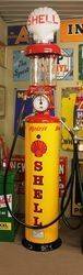 A Well Restored Boutillon Manual Petrol Pump In Shell Livery