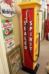 A Well Restored EMCO Rapid 6 Manual Petrol Pump In Shell Livery
