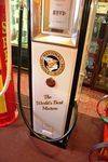 A Well Restored French Aster Dux Electric Petrol Pump In National Benzole Livery
