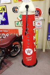 A Well Restored Rare Satam Conical Petrol Pump