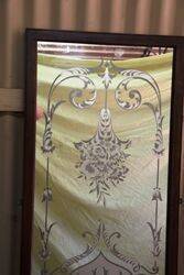 A Wonderful Private Bar Decorated Mirror with Horse Motif 