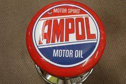 Adjustable GarageBar Stool Ampol Motor Oil 