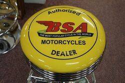 Adjustable GarageBar Stool Authorized BSA Motorcycles Dealer