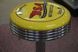 Adjustable GarageBar Stool Authorized BSA Motorcycles Dealer