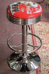 Adjustable GarageBar Stool Coca Cola 