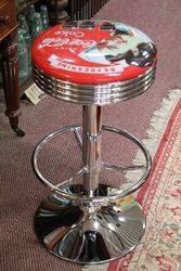 Adjustable GarageBar Stool Coca Cola 