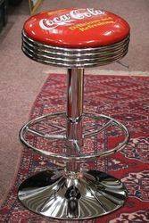 Adjustable GarageBar Stool Coca Cola  