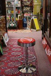 Adjustable GarageBar Stool Coca Cola  