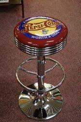 Adjustable GarageBar Stool Pepsi Cola 