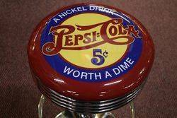 Adjustable GarageBar Stool Pepsi Cola 