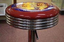 Adjustable GarageBar Stool Pepsi Cola 