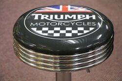 Adjustable GarageBar Stool Triumph Motorcycles 