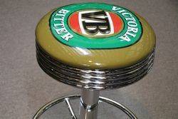 Adjustable GarageBar Stool Victoria Bitter VB  