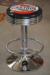 Adjustable GarageBar Stool Wakefield Castrol Motor Oil 