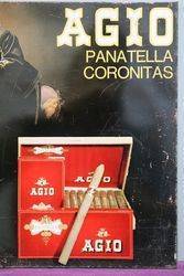 Agio Panatella Coronitas Tin Advertising Sign 