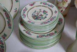 Albert E Jones Palissy 45 Piece Indian Tree Dinner Service C193740 