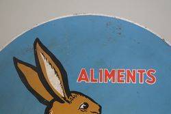 Aliments Star Tin Advertising Sign  