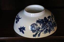 An Early Worcester Slop Bowl Decorated Circa 1770 