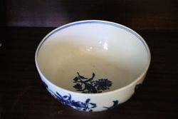 An Early Worcester Slop Bowl Decorated Circa 1770 