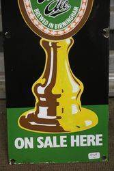 Ansells Aston Ale Beer Birmingham Pub Enamel Sign 