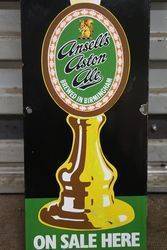 Ansells Aston Ale Beer Birmingham Pub Enamel Sign 