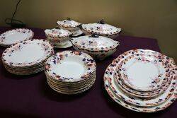 Antique 34 Piece Dinner Service 