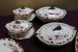 Antique 34 Piece Dinner Service 