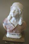 Antique Alabaster + Marble Bust of Ruth