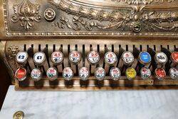 Antique All Brass National Cash Register