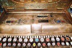 Antique All Brass National Cash Register