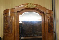Antique Armoire With Long Mirror 