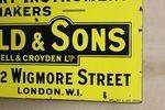 Antique Arnold + Sons Veterinary Enamel Sign