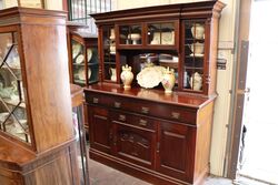 Antique Australian Cedar 3 Door Sideboard with Cabinet Top 