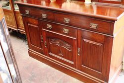 Antique Australian Cedar 3 Door Sideboard with Cabinet Top 