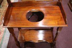 Antique Australian Cedar Washstand With Jug + Basin 