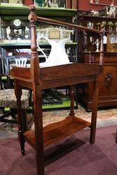 Antique Australian Cedar Washstand With Jug + Basin 