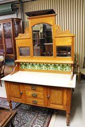 Antique Australian Marble Top Washstand 