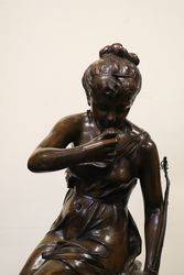 Antique Bronze Female Figure Sourceby Ledieu