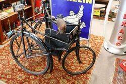 Antique C1900 Chain Driven Tricycle 